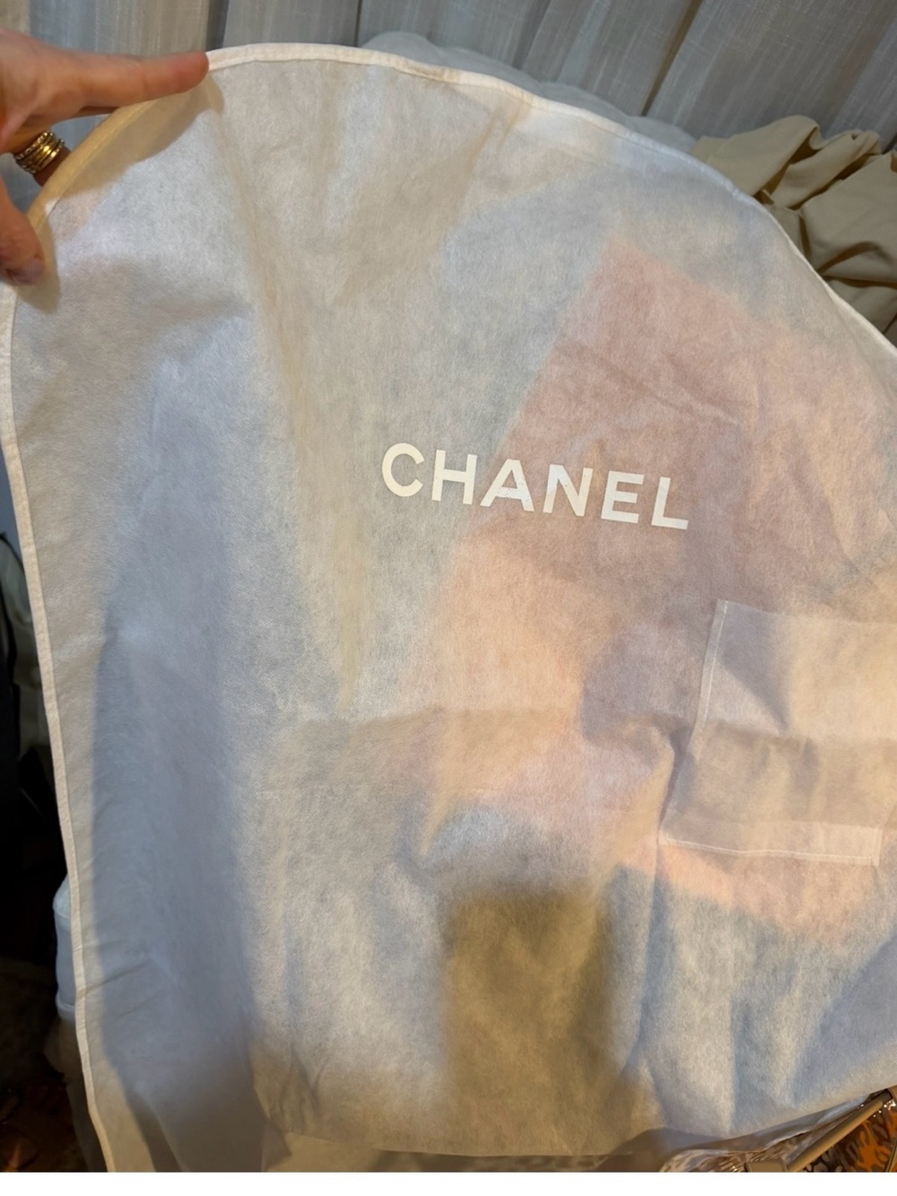 Chanel garment cover EUC